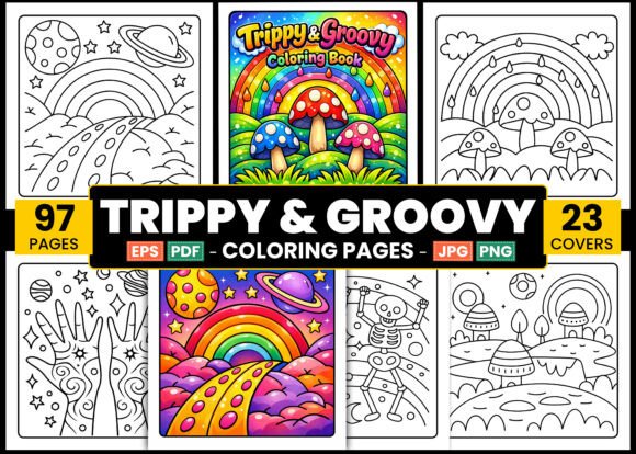 Download Bold Easy Trippy Groovy Coloring Pages - Easy Collection