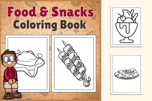 Download Food &amp; Snacks Coloring Book for Kids - For kids Collection