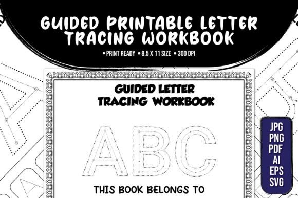 Download Guided Letter Tracing Workbook for Kids - For kids Collection