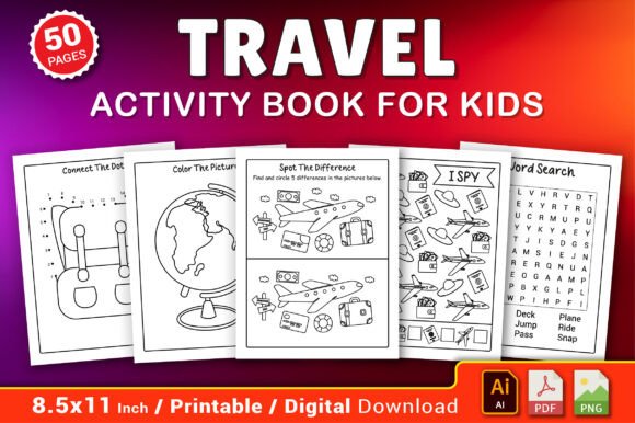 Download Travel Activity Book for Kids - For kids Collection