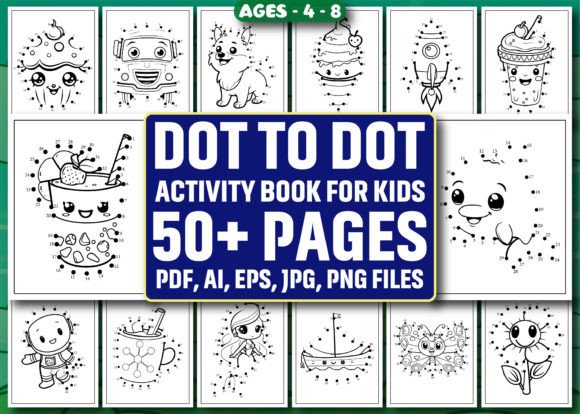 Download 50 Dot to Dot Activity Book for Kids&nbsp; - For kids Collection