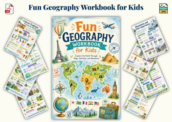 Download Fun Geography Workbook for Kids - For kids Collection