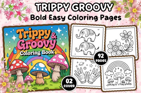 Download Bold Easy Trippy Groovy Coloring Pages - Easy Collection