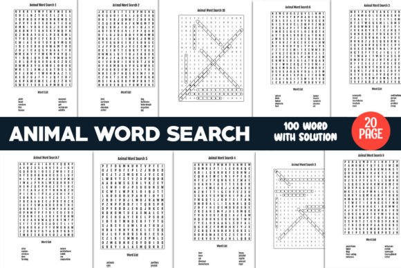 Download Animal Word Search for Kids - For kids Collection