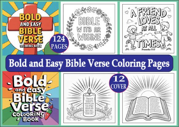 Download Bold and Easy Bible Verse Coloring Pages - Easy Collection